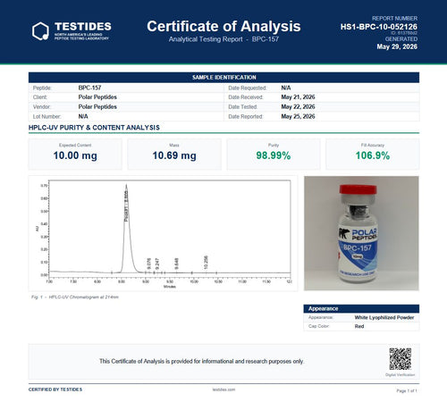 BPC-157 Polar Peptides BPC-157 Polar Peptides
